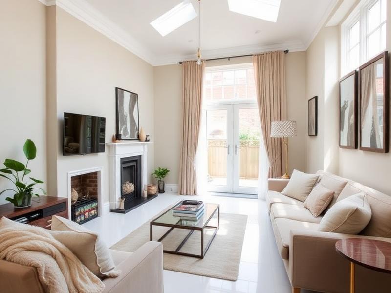 Refurbished interior of a Merseyside home